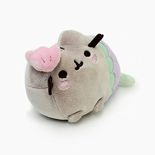 GUND Pusheen Mermaid Clam Shell Cat Plush Stuffed Animal, Multicolor, 7"