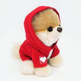 GUND Itty Bitty Boo #033 Hoodie Plush, Red, 5"