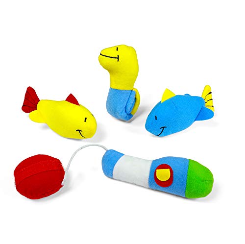 Baby GUND My First Tackle Box Stuffed Plush Playset, 5 pieces