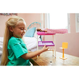 Barbie Doll and Furniture Set, Loft Bed with Transforming Bunk Beds and Desk Accessories, Gift Set for 3 to 7 Year Olds