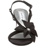 Touch Ups Women's Cheyenne Slingback Sandal,White Satin,6 M US