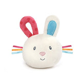 GUND Baby Flora Bunny Silly Sounds Light Up Plush Ball, Cream, 6