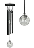 Woodstock Chimes CCMK Crystal Meditation Chime, Black