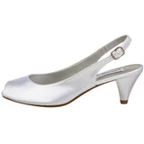 Dyeables Women's Carmen Pump,White,8 M US