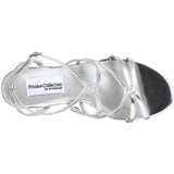Dyeables Women's Runway Sandal,Silver,5 M