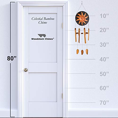 Woodstock Chimes CMCEL The Original Guaranteed Musically Tuned Chime Asli Arts Collection, Celestial Bamboo