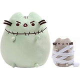 GUND Zombie Pusheen Plush Bundle with Halloween Mummy Pusheen Plush