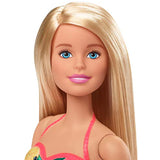 Barbie Doll, 11.5-Inch Blonde, and Pool Playset with Slide and Accessories, Gift for 3 to 7 Year Olds