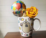 Enesco Pusheen Birthday Mug bundle with 10.5" Cupcake Plush