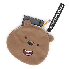GUND Grizz Deluxe Zipper Pouch, 8" Multicolor