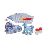 Melissa & Doug Decoupage Made Easy Horse & Pony Paper Mache Deluxe Craft Kit With Stickers