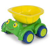 Melissa & Doug Tapper Dump Truck Toy: Sunny Patch Outdoor Play Series + FREE Scratch Art Mini-Pad Bundle [67478]