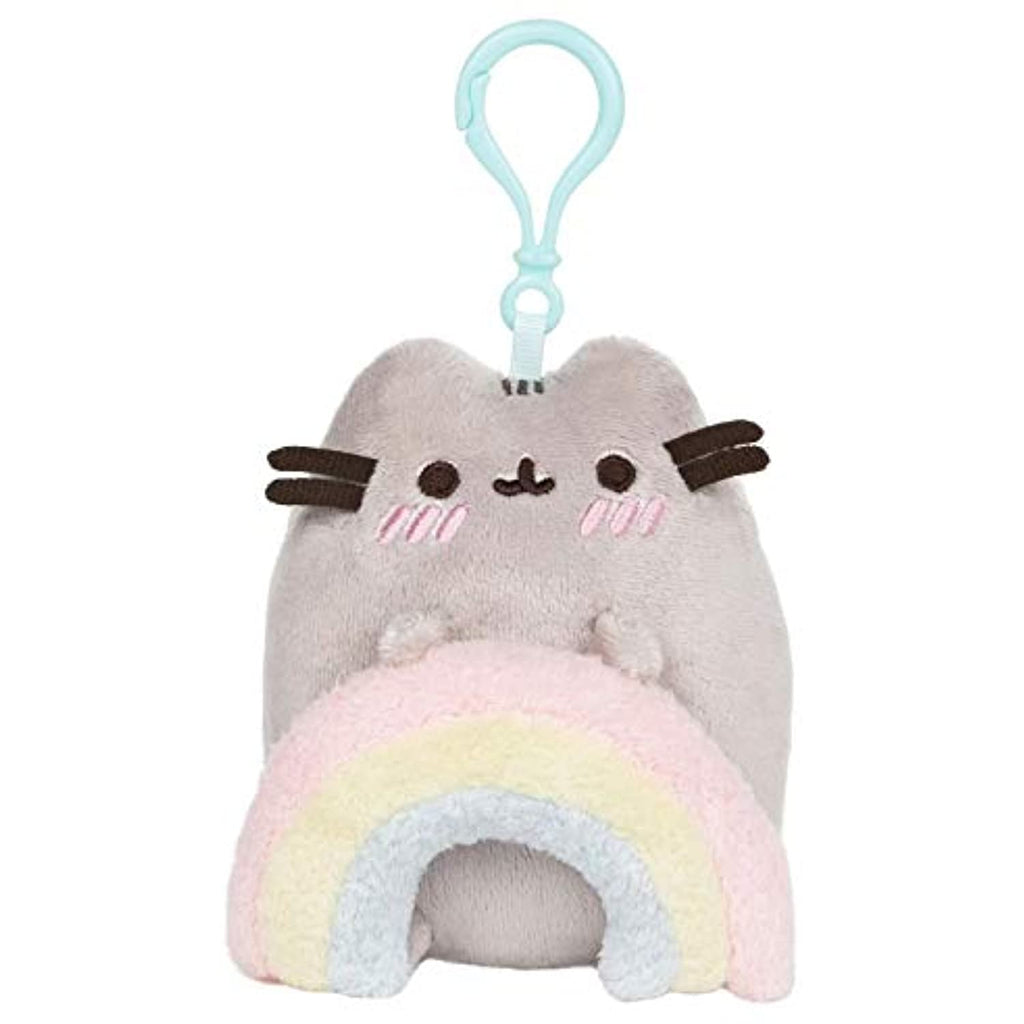 GUND 6058995 Pusheen Rainbow Backpack Clip