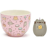 Pusheen Sweet Treats Snack Bowl bundle with Pusheen I Love Cookies Ornament