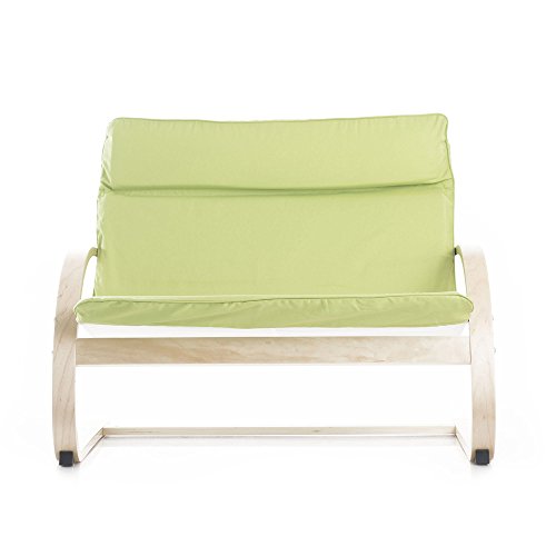 Guidecraft Nordic Couch - Light Green: Rocker Couch For Toddlers, Kids Room & Classroom Furniture, School Chair