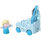 Bundle of 2 |Fisher-Price Little People Disney Princess Parade (Aurora & Fairy Godmothers + Elsa Frozen 2)