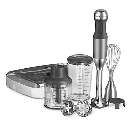 KitchenAid KHB2561ACS Architect Series 5-Speed Hand Blender - Coco Silver