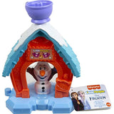 Little People – Disney Frozen Olaf'S Cocoa Cafe Playset with Snowman Figure for Toddlers and Preschool Kids Ages 1 ½ to 5 Years