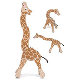 Melissa & Doug Giraffe Grasping Toy: First Play Series + Free Scratch Art Mini-Pad Bundle [30700]