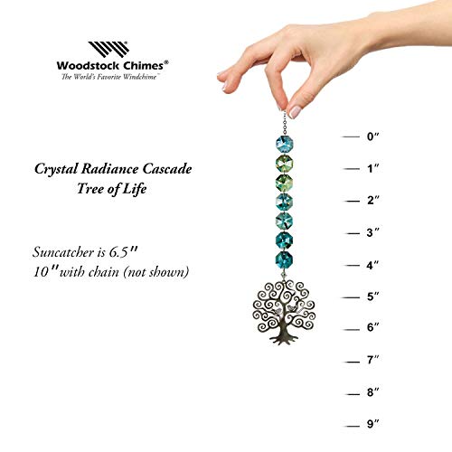 Woodstock Chimes CRTL Crystal Radiance Cascade Suncatcher, Tree of Life