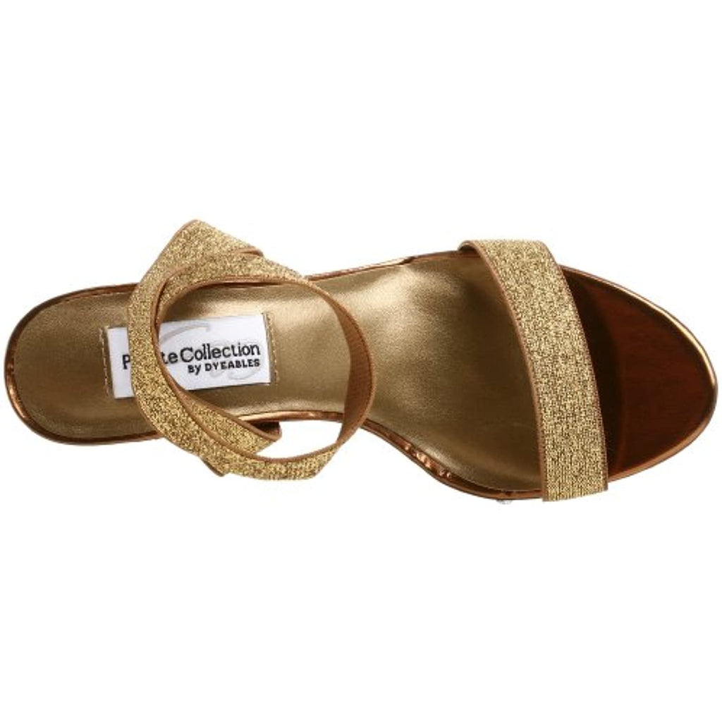 Dyeables Women's Bestbet Sandal,Silver,8.5 M