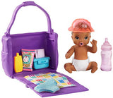 Barbie Skipper Babysitters Inc. Feeding and Changing Playset with Color-Change Baby Doll, Open-And-Close Diaper Bag and 7 Accessories