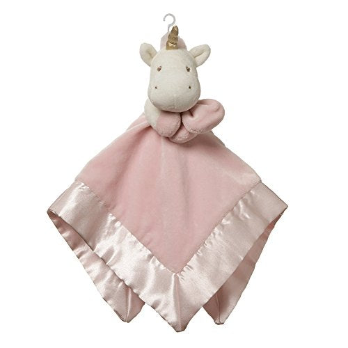 Baby GUND Luna Unicorn Lovey Blanket Stuffed Plush Toy, Pink, 14"