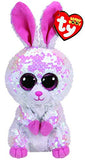 TY- Flippables Small Bonnie The Rabbit Sequins Soft Toy 15 cm Multi-Coloured