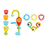 Baby Bath Toy- Spin N Sort Spout Pro- 3 Stackable Cups, Automated Spout, and Spinning Suction Cup