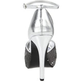 Touch Ups Women's Debbie Ankle-Strap Sandal,Silver Sequins,10.5 M US