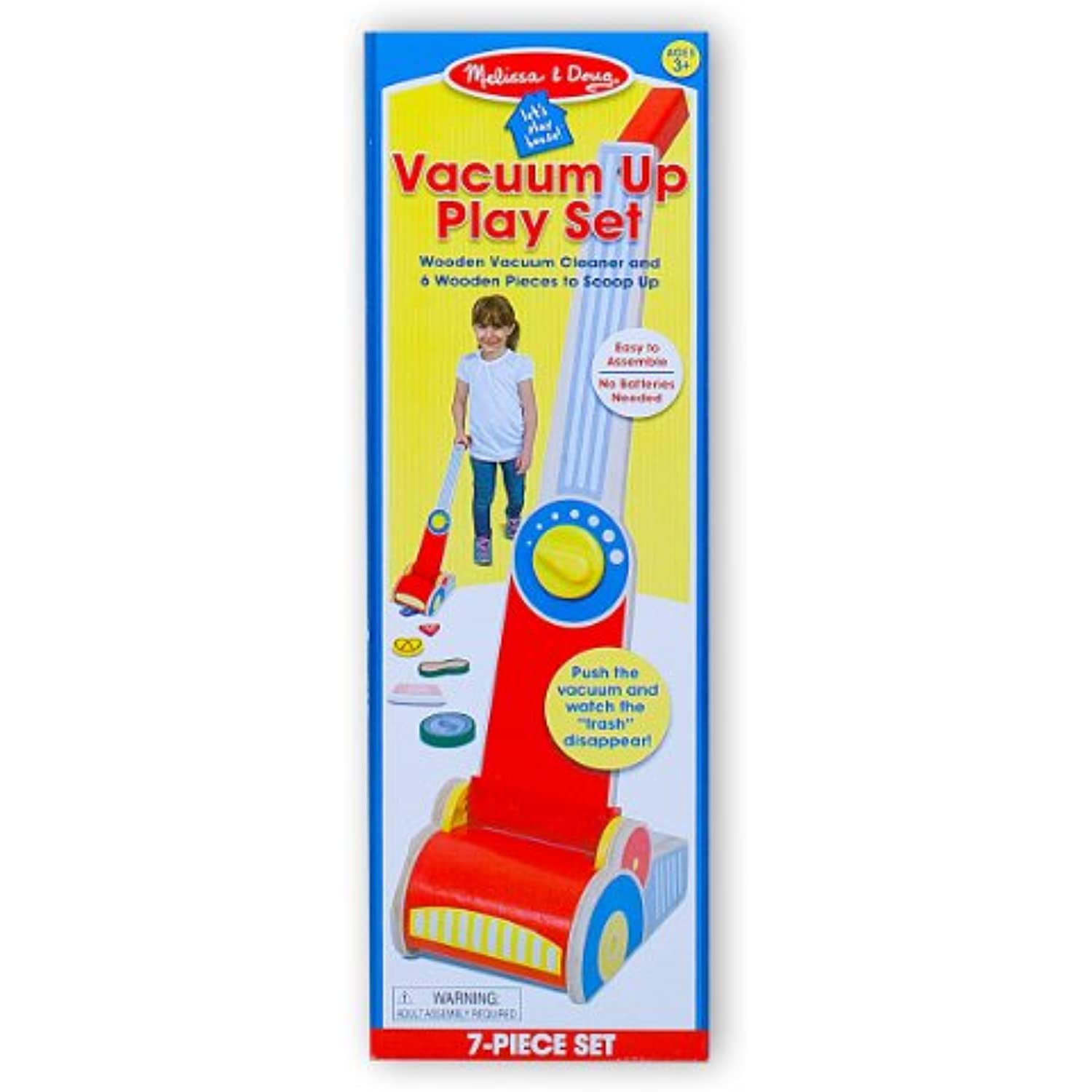 Spray, Squirt, and Squeegee, Toy Vacuum, and Dust, Sweep, Mop, Duster, Broom, Cleaning Toy Pretend Play Set by Melissa and Doug