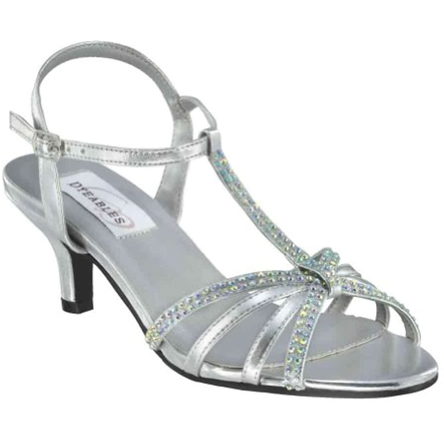 Dyeables 36414 Lindsey silver metallic Synthetic Sandal