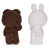 GUND LINE Friends Plush Stuffed Animal, Brown and Cony Set of 2, 4"