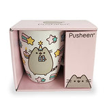 Enesco Pusheen Birthday Mug bundle with 10.5" Cupcake Plush
