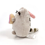 GUND Pusheen Snackable Donut Cat Plush Stuffed Animal Backpack Clip, Gray, 5"