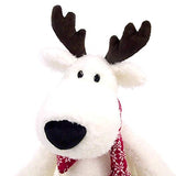 GUND Aspen Reindeer Holiday Stuffed Animal Plush, White, 18"