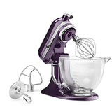 KitchenAid KSM155GBPB 5-Qt. Artisan Design Series with Glass Bowl - Plumberry