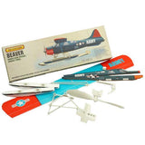 Aviator DeHavilland Canadian DHC-2 Bush Beaver Rubberband Airplane Assembly Kit
