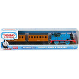Thomas & Friends Thomas Annie & Clarabel, battery-powered motorized toy train for preschool kids 3 years and up