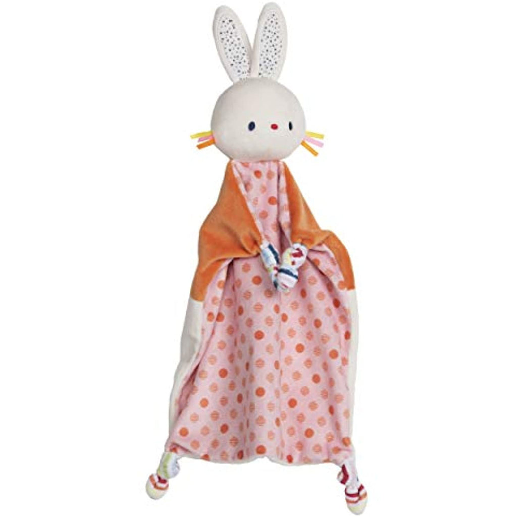 Baby GUND Bunny Lovey Plush Stuffed Animal and Security Blanket, 13"