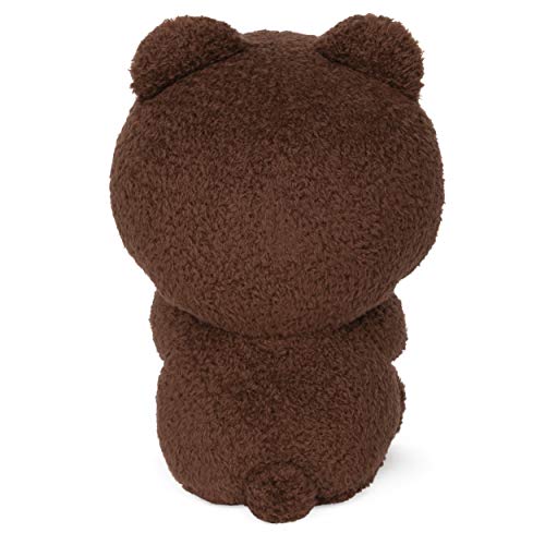 GUND Line Friends Brown Seated Plush Stuffed Animal Bear, Brown, 7"
