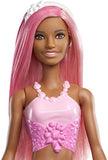 Barbie Dreamtopia Mermaid Doll, Approx. 12-Inch, Jewel-Inspired Tail, Pink Hair, for 3 to 7 Year Olds