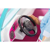 Barbie Off-Road Vehicle, Purple with Pink Seats and Rolling Wheels, 2 Seats, Gift for 3 to 7 Year Olds