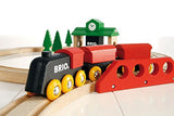 BRIO World 33028 - Classic Figure 8 Set - 22 Piece Wood Toy Train Set with Accessories and Wooden Tracks for Kids Age 2 and Up