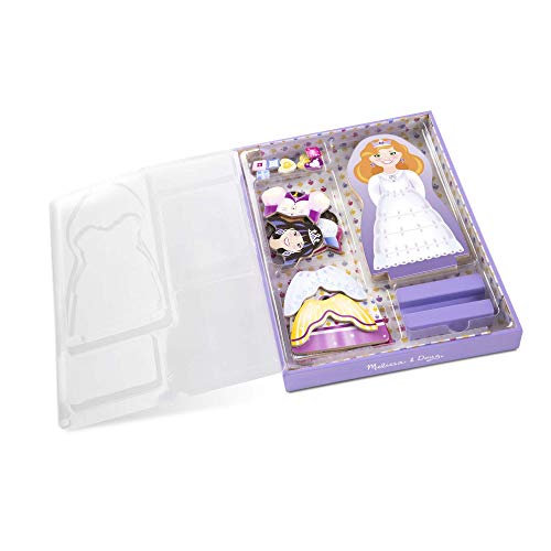 Melissa & Doug Magnetic Dress-Up - Crowns & Gowns Magnetic Dress-Up Set