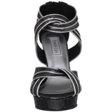 Touch Ups Women's Blair Synthetic Platform Sandal,Black,10 M US