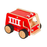 Guidecraft Plywood Fire Engine Community Vehicle Kids Toy