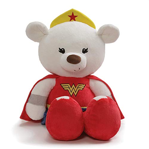 GUND Jumbo Fuzzy Wonder Woman Plush Stuffed Bear, 25"
