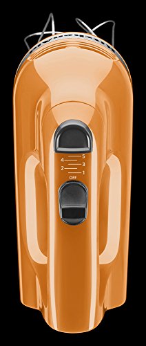 KitchenAid KHM512TG 5-Speed Ultra Power Hand Mixer, Tangerine