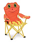 Melissa & Doug Sunny Patch Clicker Crab Folding Beach Chair with Carrying Case